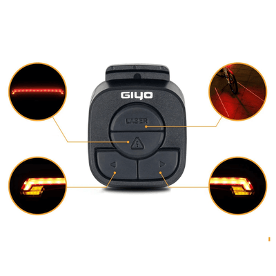 Smart Rear Laser Bicycle Light